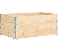 vidaXL Rehausses de palettes 3 pcs. 100x150 cm pin massif