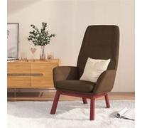 Relaxstoel stof bruin341386