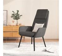 vidaXL Relaxstoel stof donkergrijs341313 Gris foncé G