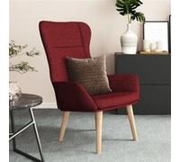 Relaxstoel stof wijnrood341402