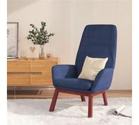vidaXL Relaxstoel tissu bleu Bleu G