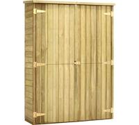 vidaXL Remise à outils de jardin 123x50x171 cm Bois de pin imprégné