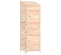 Vidaxl Remise De Jardin 55x52x174,5 Cm Bois De Sapin Solide