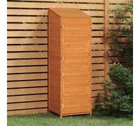 vidaXL Remise de Jardin Abri de Jardin Hangar de Stockage Remise à Outils à Articles Ménagers Extérieur Marron 55x52x174,5 152189 Marron G