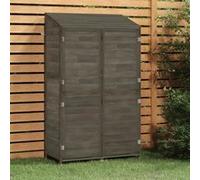 vidaXL Remise de jardin Anthracite 102x52x174,5 cm Bois de sapin solide