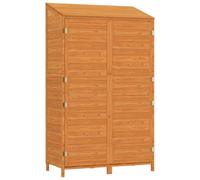 Vidaxl Remise De Jardin Marron 102x52x174,5 Cm Bois De Sapin Solide Marron