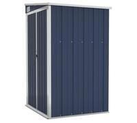vidaXL Remise de Jardin Murale Hangar de Terrasse Abri de Jardin Maison de Stockage Meuble de Patio Extérieur Anthracite 118x100x178 cm Acier