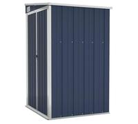 vidaXL Remise de Jardin Murale Hangar de Terrasse Abri de Jardin Maison de Stockage Meuble de Patio Extérieur Anthracite 118x100x178 cm Acier