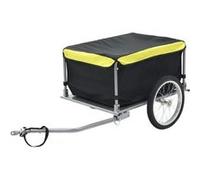 Remorque de vélo noir et jaune 65 kg