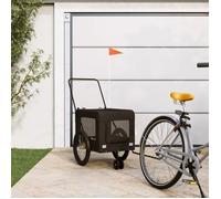 vidaXL Remorque de Vélo pour Animaux de Compagnie, Chariot à Vélo pour Chien avec Roues, Poussette de Animaux de Compagnie 93947