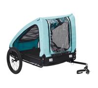 Vidaxl Remorque Pour Animaux De Compagnie Bleu Et Noir