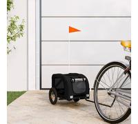 Remorque de Vélo pour Animaux de Compagnie Chariot Tissu Oxford et Fer vidaXL