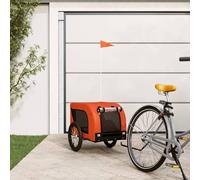 Remorque de Vélo pour Animaux de Compagnie Chariot Tissu Oxford et Fer vidaXL