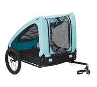 vidaXL Remorque pour animaux de compagnie Bleu et noir Bleu G