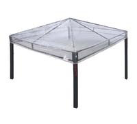 vidaXL Remplacement de housse de gazebo Transparent 400 x 300 x 32 cm