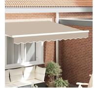 vidaXL Remplacement de lambrequin Beige 330 x 20 cm Polyester 42000759