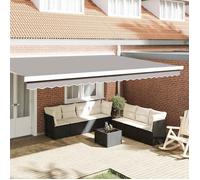 vidaXL Valence de Store pour Cadre de 5 m Gris Clair 4.8x0.2 m