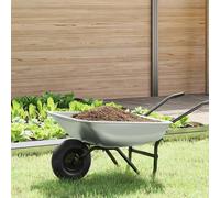 vidaXL Remplacement du plateau de brouette Argenté 80 x 60 x 25 cm