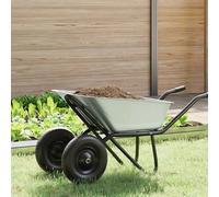 vidaXL Remplacement du plateau de brouette Argenté 88 x 60 x 32 cm