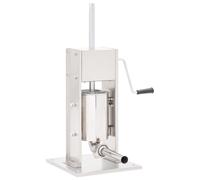 VidaXL Remplisseur De Saucisses Manuel Argenté 3 L En Acier Inoxydable