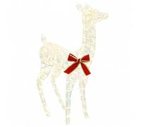 vidaXL Renne de Noël 3D LOVIISA 110 LED Blanc Chaud 70 x 26 x 100 cm