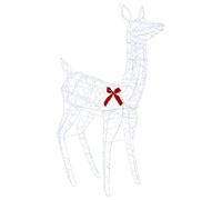 vidaXL Renne de Noël 3D LOVIISA 285 LED Blanc Froid 70 x 26 x 100 cm
