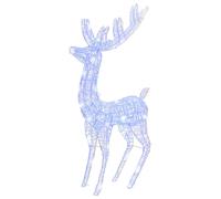 vidaXL Renne de Noël Acrylique XXL 250 LED 180 cm Bleu