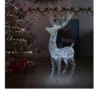 Vidaxl Renne De Noël Acrylique Xxl 250 Led 180 Cm Blanc Froid