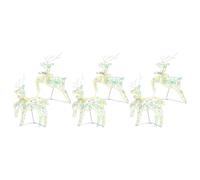 Vidaxl Rennes Led Avec 180 Led 6 Pcs Multicouleur 64 X 42 X 15 Cm Pet