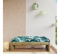 vidaXL Repose-pied de jardin 120x80 cm bois de pin imprégné, tabouret, repose-pied ottoman, tabouret de jardin, pouf, 825771 Vert G