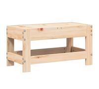vidaXL – Repose-pied de jardin 62 x 30 x 32 cm – Bois de pin massif