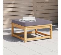 Vidaxl Repose-Pied De Jardin Avec Coussins Bois Massif D'acacia