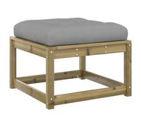 vidaXL Repose-pied de Jardin avec Coussins, Pouf de Palette, Table Basse de Terrasse, Meuble Modulaire de Salon Balcon, Bois de Pin Imprégné