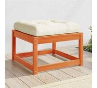 Repose-pied de Jardin avec Coussins, Pouf de Palette, Table Basse de Terrasse, Meuble Modulaire de Salon Balcon, Cire 844701