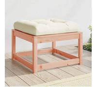 vidaXL Repose-pied de jardin 844702 en bois avec coussins – Pouf palette modulable, table basse