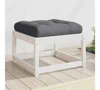 Repose-pied de Jardin avec Coussins, Pouf de Palette, Table Basse de Terrasse, Meuble Modulaire de Salon Balcon, 844700
