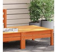 vidaXL Repose-pied de jardin cire marron bois de pin massif838016 G
