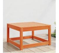 Vidaxl Repose-Pied De Jardin Cire Marron Bois De Pin Massif