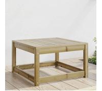 Vidaxl Repose-Pied De Jardin Bois De Pin Imprégné