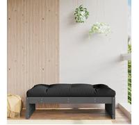 Vidaxl Repose-Pied De Jardin 120x80 Cm Gris Bois De Pin Massif