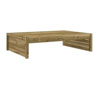 vidaXL Repose-pied de jardin 120x80 cm – siège/tabouret bois de pin imprégné