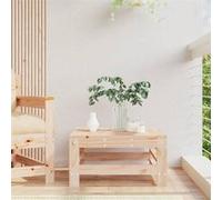vidaXL Tabouret de jardin en pin massif