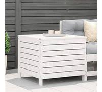 Repose-pied de Jardin, Table Basse, Tabouret de Bar, Meuble de Patio Terrasse Balcon Arrière-cour Extérieur, Blanc 844904