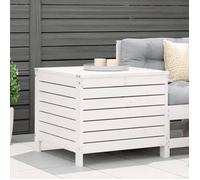 vidaXL Tabouret de jardin blanc 62x63,5x53,5 cm Pin massif