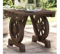 vidaXL Repose-pied de Jardin, Table Basse, Tabouret de Bar, Meuble de Patio Terrasse Balcon Arrière-cour Extérieur, Marron 365110