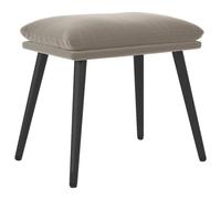 Vidaxl Repose-Pied Gris Clair 45x29,5x39 Cm Velours Multicolore