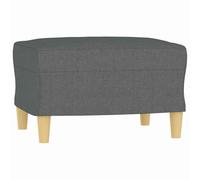 vidaXL Repose-Pied Gris foncé 60x50x41 cm Tissu