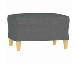 vidaXL Repose-Pied Gris foncé 60x50x41 cm Tissu