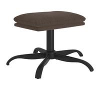 Vidaxl Repose-Pied Gris Foncé 60x60x39 Cm Tissu Microfibre Gris