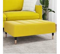 vidaXL Repose-pied 4007397 velours 77x55x31 cm jaune